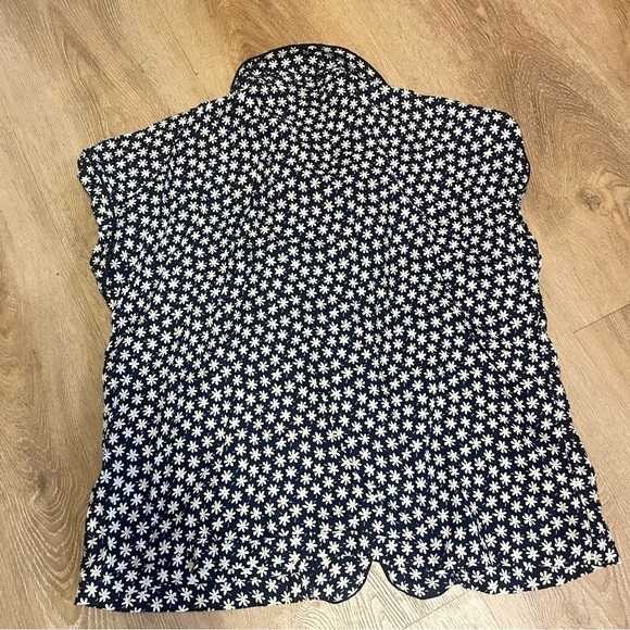 Madewell Bedtime Pajama Top in Mini Daisy - Picture 4 of 8